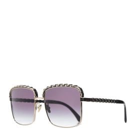 Metal Square Chain Sunglasses at Fashionphile