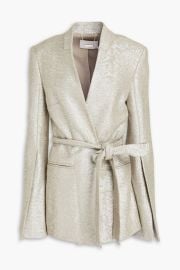 Metallic Cotton Boucle Blazer at The Outnet