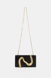 Metallic Detail Clutch at Zara