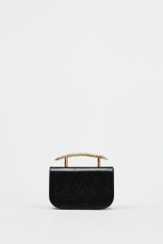 Metallic Handle Handbag at Zara