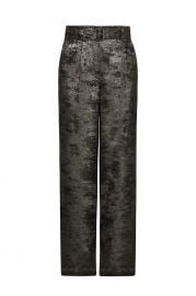 Metallic High Waist Pant by Bcbgmaxazria at Bcbg