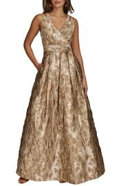 Metallic Jacquard Ballgown at Nordstrom