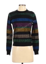 Metallic Stripe Sweater by Lea & Viola at Amazon