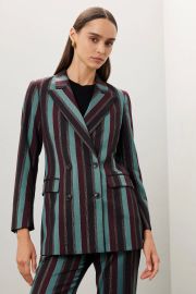 Metallic Striped Blazer by Scotch amp Soda for 45 Rent the Runway at Rent the Runway