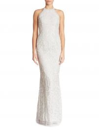 Metallic Sylvia Embellished Gown by Randi Rahm at Saks Fifth Avenue