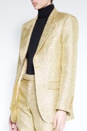 Metallic Tweed Blazer Sergio Hudson at Sergio Hudson