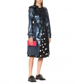 Metallic Vinyl Trench Coat by Marc Jacobs at Mytheresa