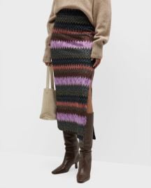Metallic Whiskey Midi Skirt at Neiman Marcus