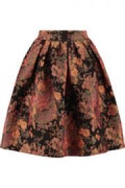 Metallic brocade skirt at The Outnet