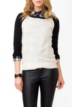 Metallic raglan sweater at Forever 21 at Forever 21