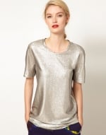 Metallic tee at ASOS at Asos