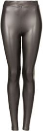 Metallic wet look leggings at Topshop