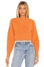 Mia Cropped Sweater by 525 at Revolve