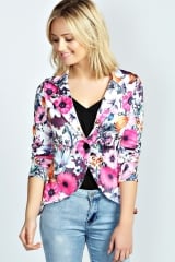 Mia floral blazer at Boohoo