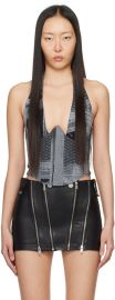 Miaou Ari Corset Top at ssense