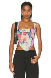 Miaou Campbell Corset Top at FWRD