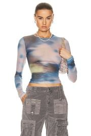 Miaou Long Sleeve Tee in Multicolor FWRD at FWRD