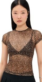 Miaou Mini Tee Leopard XS at Shopbop