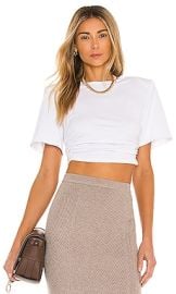 Michael Costello X Revolve Emery Top In White at Revolve