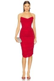 Michael Costello X Revolve India Midi Dress In Red at Revolve