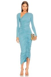 Michael Costello X Revolve Kylee Midi Dress In Dusty Blue at Revolve