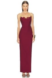 Michael Costello X Revolve Louisa Gown In Oxblood at Revolve