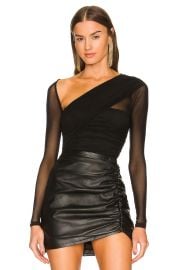 Michael Costello X Revolve Mamie Bodysuit In Black at Revolve