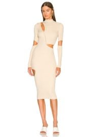 Michael Costello x REVOLVE Mel Cut Out Midi Dress at Revolve