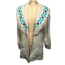 Michael Hoban Jackets amp Coats Michael Hoban North Beach Vintage Leather Jacket With Fringe Size 78 Poshmark at Poshmark