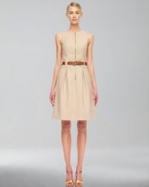 Michael Kors  Belted Twill Dress at Neiman Marcus