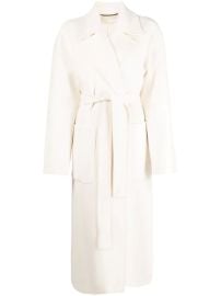 Michael Kors Belted Wool Blend Coat at Farfetch