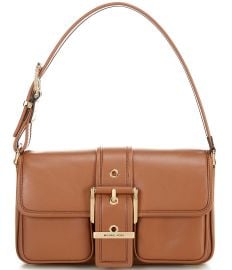 Michael Kors Colby Medium Leather Buckle Detail Shoulder Bag Dillardx27s at Dillards
