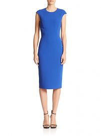 Michael Kors Collection - Contoured Cap-Sleeve Sheath at Saks Fifth Avenue