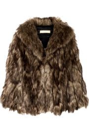 WornOnTV: Cristal’s faux fur cape jacket on Dynasty | Daniella Alonso ...