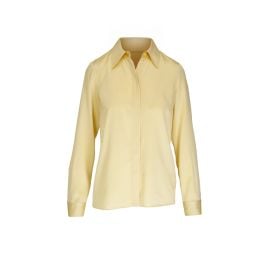 Michael Kors Collection - Hansen Parchment Techno Charmeuse Shirt at Mitchells