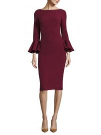 Michael Kors Collection - Wool Bell Sleeve Dress at Saks Fifth Avenue