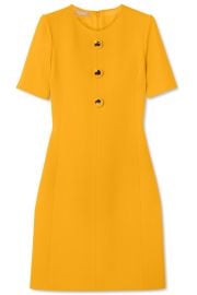 Michael Kors Collection   Wool-blend crepe dress at Net A Porter