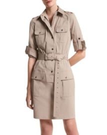 Michael Kors Collection Cargo Trench Coat Dress Bloomingdales at Bloomingdales