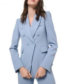 Michael Kors Collection Crepe Double-Breasted Blazer at Neiman Marcus