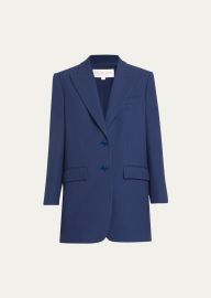 Michael Kors Collection Crepe Sable Boyfriend Blazer Jacket at Bergdorf Goodman