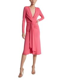 Michael Kors Collection Gather Front Midi Dress Bloomingdales at Bloomingdales