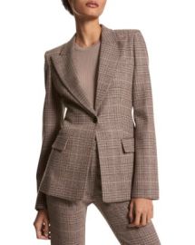 Michael Kors Collection Georgina Glen Plaid Blazer Bloomingdales at Bloomingdales