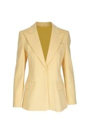 Michael Kors Collection Georgina Parchment One Button Blazer at Mitchells