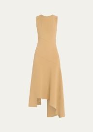 Michael Kors Collection Handkerchief Sheath Midi Wool Dress - at Bergdorf Goodman