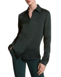 Michael Kors Collection Hansen Charmeuse Shirt Bloomingdales at Bloomingdales