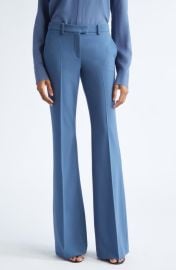 Michael Kors Collection Haylee Stretch Virgin Wool Flare Trousers at Nordstrom
