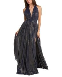 Michael Kors Collection Hutton Silk-blend Gown ShopSimon at Shop Simon