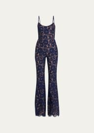 Michael Kors Collection Lace Flare Jumpsuit at Bergdorf Goodman