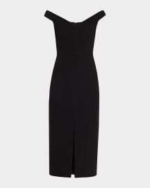 Michael Kors Collection Off-The-Shoulder Sheath Dress at Neiman Marcus
