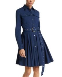 Michael Kors Collection Poplin Cargo Shirt Dress Bloomingdales at Bloomingdales